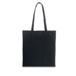 Saco de algodão reciclado e rPET colorido 180 g/m2 Reciclo Cairo cor preto