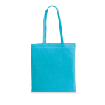 Saco de algodão reciclado e rPET colorido 180 g/m2 Reciclo Cairo cor azul-claro