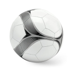 Bola de futebol com design clássico preto e branco cor branco