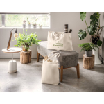 Saco prático com algodão reciclado e asas compridas 280 g/m2 vista conjunto