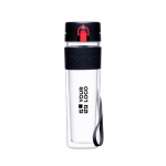 Garrafa de tritan com faixa de silicone e antifugas 450ml Bistro vista principal