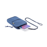 Suporte para celular com alça de ombro com zíper Expedition RPET segunda vista