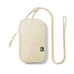 Suporte para celular com alça de ombro com zíper Expedition RPET primeira vista