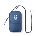 Suporte para celular com alça de ombro com zíper Expedition RPET vista principal