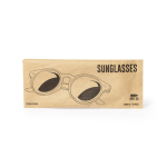 Óculos de sol rPET com lentes efeito espelho e proteção UV400 Allure vista com caixa