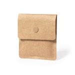 Cinzeiro publicitário de papel reciclado e alumínio Bolso Paper cor natural segunda vista