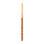 Escovas de dentes personalizadas de bambu com cabo de cortiça Cork cor natural primeira vista