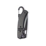 Canivete robusto com lâmina de aço inoxidável Inox Clip cor preto terceira vista