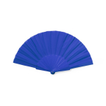 Leque de poliéster e rPET colorido em caixa Colors rPET cor azul primeira vista