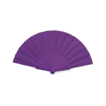 Leque de poliéster e rPET colorido em caixa Colors rPET cor roxo primeira vista
