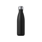 Garrafa de aço inoxidável com tampa de rosca em aço, 550 ml cor preto
