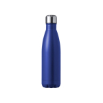 Garrafa de aço inoxidável com tampa de rosca em aço, 550 ml cor azul primeira vista