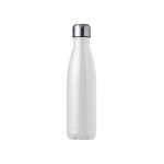Garrafa de aço inoxidável com tampa de rosca em aço, 550 ml cor branco