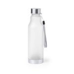 Garrafa com logo feita de rPET e acabamento de borracha 600ml Iceberg primeira vista