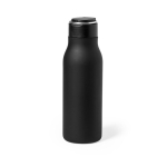Garrafa térmica de aço inoxidável com pega na tampa 600ml Fancy cor preto primeira vista