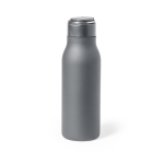 Garrafa térmica de aço inoxidável com pega na tampa 600ml Fancy cor cinzento primeira vista