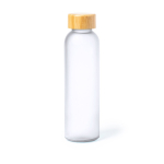 Garrafa de vidro personalizada colorida 500ml Crystal Resistant cor branco primeira vista