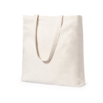 Sacos de algodão orgânico para empresas 230 g/m2 Organic Fresh cor bege terceira vista