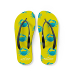 Chinelos personalizados sublimados pretos, tamanho 4043 Beach Sublim quinta vista