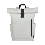 Mochila enrolável para portáteis de 15,6'', hidrorresistente cor cinzento segunda vista frontal