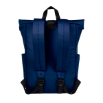 Mochila enrolável para portáteis de 15,6'', hidrorresistente cor azul-marinho segunda vista traseira
