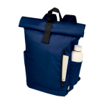 Mochila enrolável para portáteis de 15,6'', hidrorresistente cor azul-marinho segunda vista