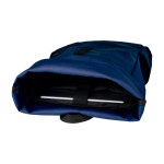 Mochila enrolável para portáteis de 15,6'', hidrorresistente cor azul-marinho quarta vista