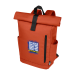 Mochila enrolável para portáteis de 15,6'', hidrorresistente vista impressão transfer