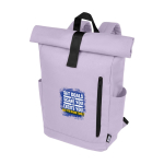 Mochila enrolável para portáteis de 15,6'', hidrorresistente vista impressão transfer