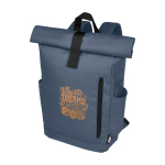 Mochila enrolável para portáteis de 15,6'', hidrorresistente vista impressão transfer