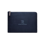 Bolsa acolchoada para portátil elegante e de qualidade 16'' Sophisticase cor azul vista com logo