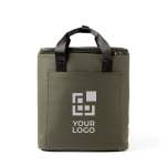 Mochila térmica repelente à água em couro sintético Trail Contempo cor verde-escuro vista principal