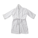 Roupão de banho, alta qualidade algodão macio L-XL Dreamy Cotton cor branco segunda vista