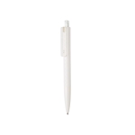 Caneta com estética de losangos tinta azul Dokumental® X3 Diamond cor branco