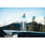 Garrafa colorida de grande tamanho de plástico reciclado 1L Avira Atik cor transparente vista de ambiente 2