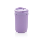Caneca térmica sustentável de design moderno 300ml Avira Alya cor violeta