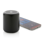 Coluna de som sem fios de plástico reciclado BT 5.0 EcoSound cor preto segunda vista