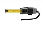 Fita métrica reciclada com tranca automática Measure 5 M/19 mm cor preto quarta vista