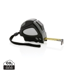 Fita métrica com tranca automática reciclada Measure 3 M/16 mm cor preto