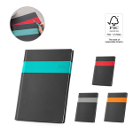 Agenda semanal com personalização em serigrafia ou relevo A5 Ontime varias cores