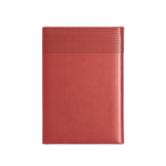 Agenda para brinde 2024 de pele sintética com estampado A5 Origami cor vermelho segunda vista