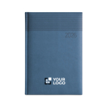 Agenda para brinde 2024 de pele sintética com estampado A5 Origami vista principal