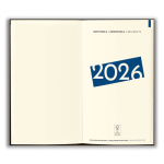 Agenda corporativa bissemanal com capa de cortiça Natural Pocket