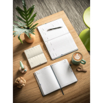 Agendas A5 personalizadas de cortiça e linho com elástico A5 BiCork primeira vista