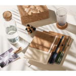 Agendas A5 personalizadas de cortiça e linho com elástico A5 BiCork vista conjunto