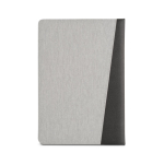 Agenda reciclada bicolor com suporte para caneta A5 Bicolor rPET cor cinzento segunda vista