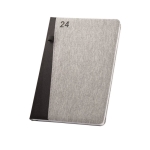 Agenda reciclada bicolor com suporte para caneta A5 Bicolor rPET