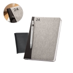 Agenda B5 reciclada bicolor com elástico B5 Bicolor rPET varias cores