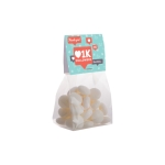 Saco de Mentos Mints com topo personalizável 100g cor transparente