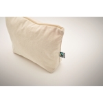 Nécessaire de algodão de comércio justo 180 g/m2 Thin FairTrade cor bege vista fotografia quinta vista